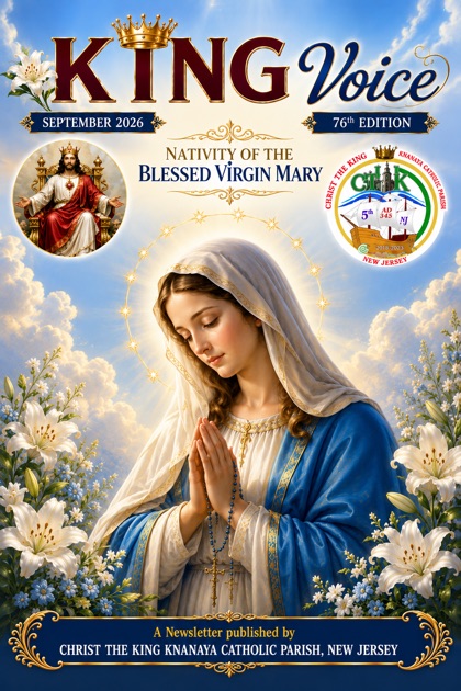 September 2026 bulletin cover: Nativity of the Blessed Virgin Mary